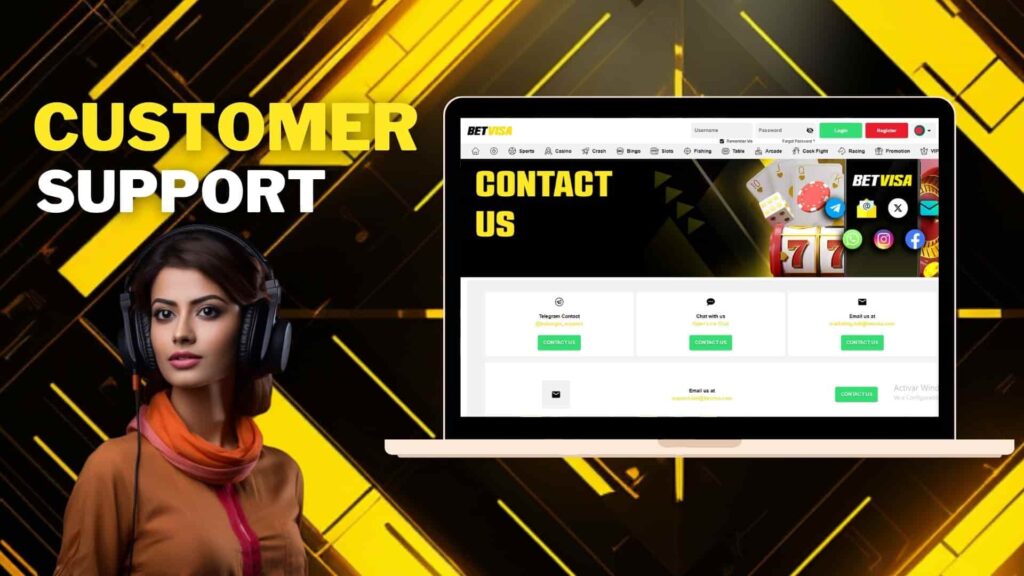 Betvisa Bangladesh Contacting Customer Support